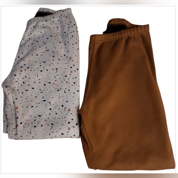 Everyday Stretch Leggings Duo - Caramel & Soft Pink with Speckles - Picture 5 of 8